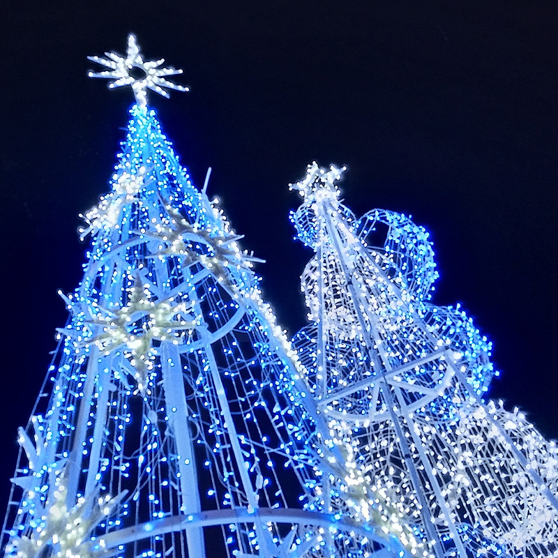 albero a led per esterni